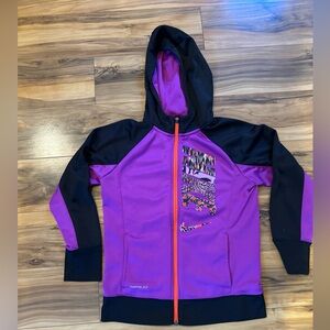 Girls Nike Therma Fit Jacket Purple/black Size XL